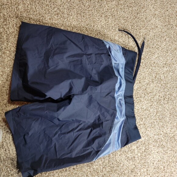 Hylete Shorts Men's Medium Blue Above Knee Performance Gym Active - Picture 6 of 7